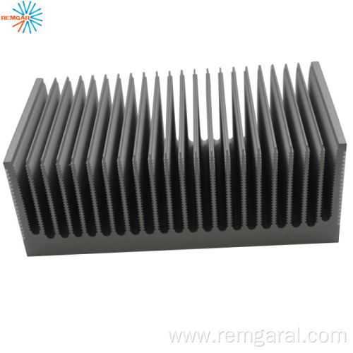 custom designed heat sink aluminum extrusion